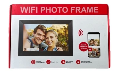 Digital WiFi Photo Frame 10” HD IPS Smart Display with 32GB Storage Easy Sharing - Image 1 of 4