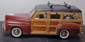 1948 FORD WOODY WAGON MODEL CAR - THE DOLL STATION-CATEGORY MODEL CARS - Picture 1 of 13