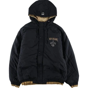 Vintage 1990'S LOGO7 NFL New Orleans Saints padded hoodie/puffer jacket size... - Picture 1 of 19