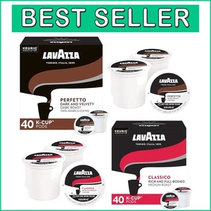 80 K-Cups Variety: 40 Classico & 40 Arabica Espresso Capsules for Home - Picture 1 of 9