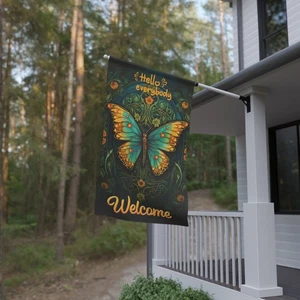 Dark Butterfly House Banner 36" × 60 - Picture 1 of 4