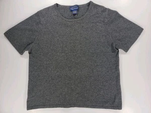 Maglione Charter Club Cashmere Top Maniche Corte Donna Pullover Grande Grigio - Foto 1 di 7