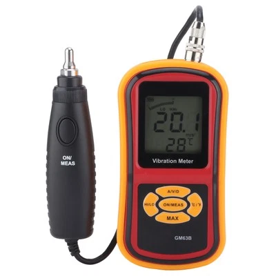 MARKENLOS Digitaler Schwingungsmesser GM63B Schwingungsmesser Für Beschleunigung
