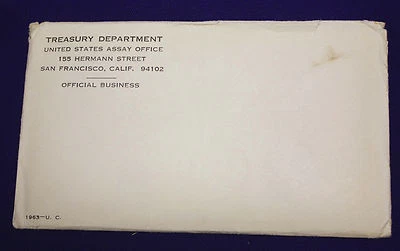 Juego 1963 como nuevo. Completo y original emitido por US Mint. 10 monedas tanto "P" como "D" Foto 1 de 4