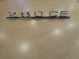 Typenschild 280 CE 1238171215 Mercedes-Benz W123 Coupe C123 280CE - Bild 1 von 4