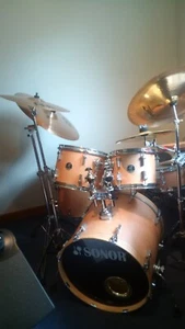 Sonor Force 1007 natural Acoustic drumkit with extras - Picture 1 of 19