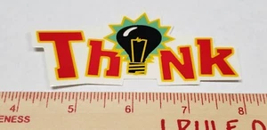 PEGATINA DE COLECCIÓN AÑOS 90 THINK MANNY SANTIAGO LEE YANKOU PURE SKATE NUEVO DE LOTE ANTIGUO SKATE CUBIERTA - Imagen 1 de 1