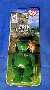 Erin The Bear Ty Beanie Baby ~ Nacimiento 1997 / Caja McDonalds 1999 ~ Etiqueta 1993 - Imagen 1 de 3