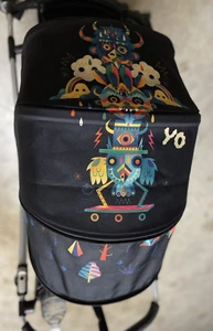 Bugaboo Bee x NIARK1 Limited Edition Sun Canopy Hood Black - Picture 1 of 4