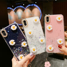 for OPPO Phone Case & Strap Bling Chrysanthemum Flowers Soft Protective Cover A