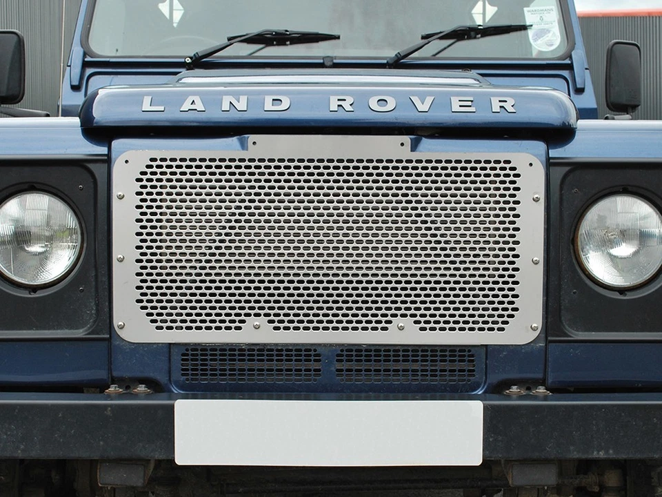 LAND ROVER DEFENDER STAINLESS STEEL FRONT GRILLE IN NATURAL FINISH DA2356 - Image 1 of 1