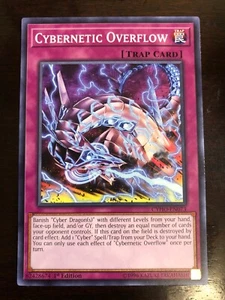 Cybernetic Overflow CYHO-EN073 YuGiOh! Cybernetic Horizon 1st Edition TRAP NM x1 - Picture 1 of 2