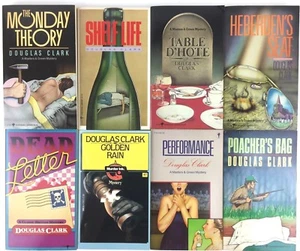 8 Masters & Green Mystery books by Douglas Clark Great Condition 1982-1986 Ppbk - Picture 1 of 12