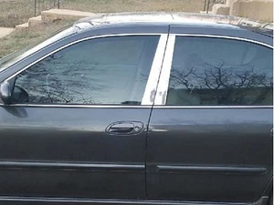 (PARA) NISSAN MAXIMA 2000-2003 * 4 Piezas Acero Inoxidable Pilar Poste Borde. 4 puertas - Imagen 1 de 1