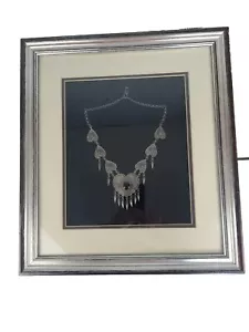 Joyería tribal kuwaití plata piedras semipreciosas caja de exhibición 18x16 - Imagen 1 de 14