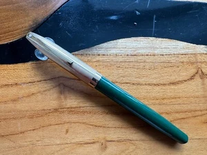 Sheaffer Imperial VIII grün Touchdown Füllfederhalter USA - Kreide markiert fein - Bild 1 von 20