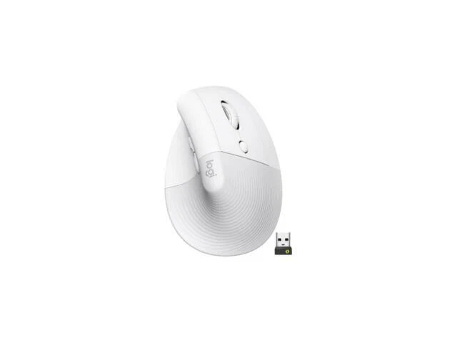 Logitech Lift Wireless Vertical Mouse - Pale Gray