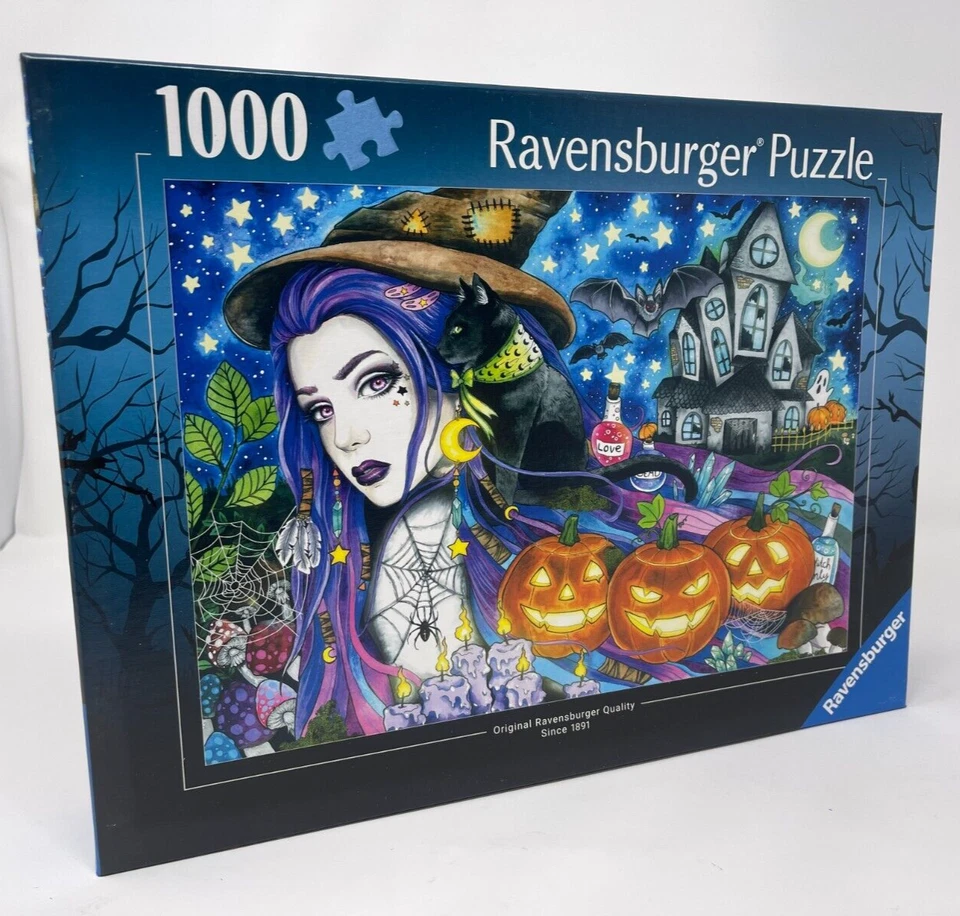 (Dinged Box) Ravensburger 00564 Halloween Magic 1000 Pc Jigsaw Puzzle
