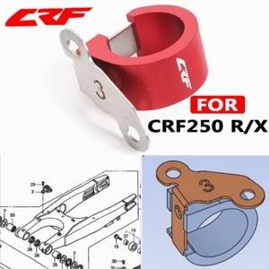 Rear Brake Line Hose Guide Cable Clamp Holder For HONDA CRF250R 04-09 CRF250X - Picture 1 of 12