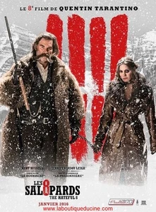 LES 8 SALOPARDS Affiche Cinéma Pliée 160x120 Movie Poster TARANTINO Hateful 8 - Bild 1 von 1