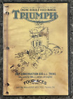 Four Aces Cycle Triumph Engine Rebuild Video Manual 650 c.c. Twin Engine DVD Only $25.00 on eBay