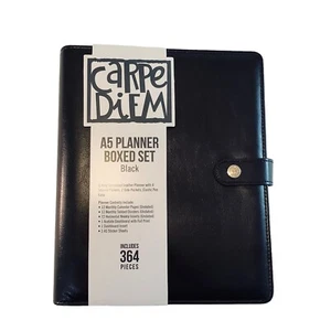 Simple Stories Carpe Diem A5 Planner Boxed Set w/Inserts BLACK - Picture 1 of 8