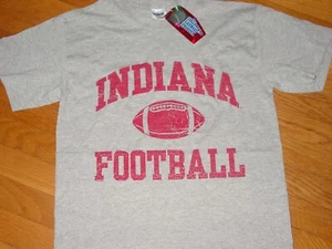 IU INDIANA University HOOSIERS FOOTBALL T-Shirt NEW TAG sz.... SMALL - Picture 1 of 8