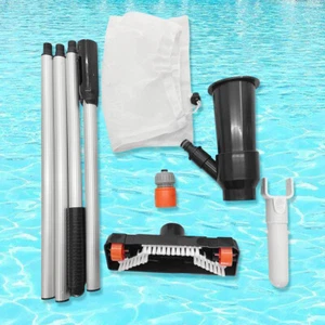 Jet Above Ground Pool Vacuum Attach To Garden Hose Vacuum Cleaner with Brush - Picture 1 of 15