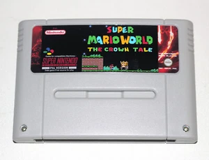 *PAL Version* Super Mario World The Crown Tale English Game For SNES - Picture 1 of 3