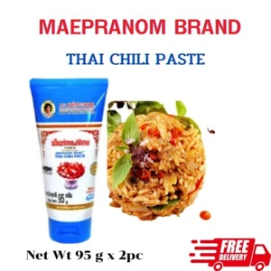 Mae Pranom Thai Roasted Chili Paste In Soy Bean Oi Easy-To-Use Squeeze Tube 95g - Picture 1 of 3