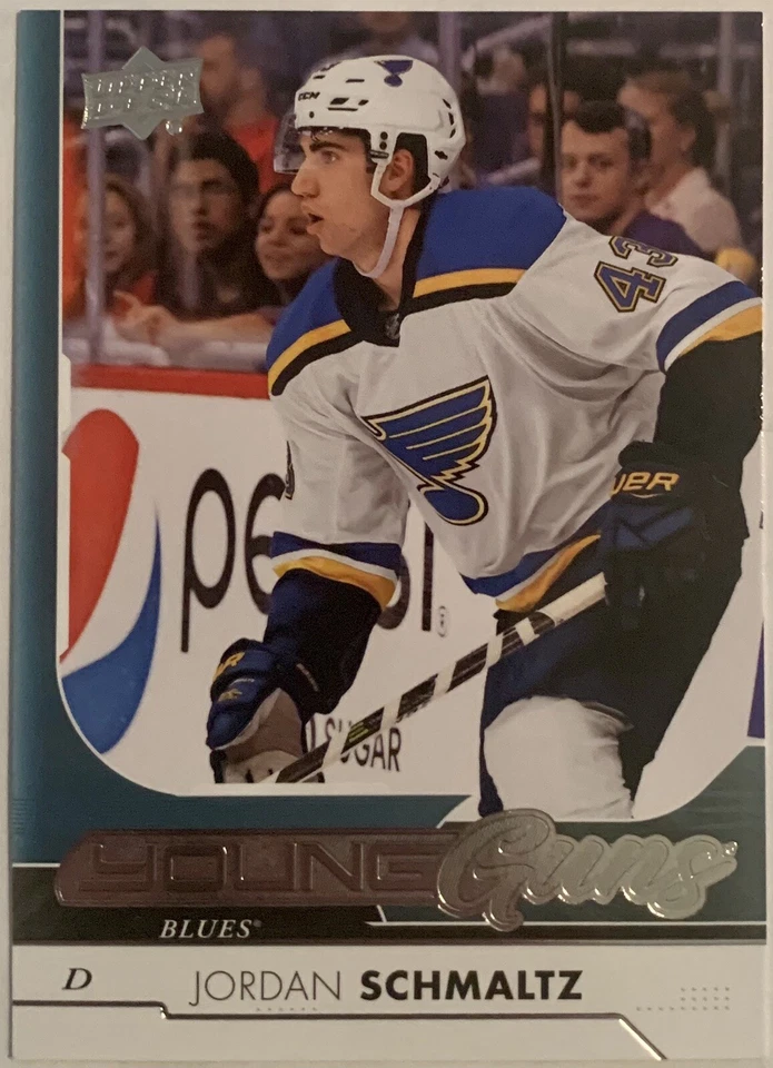 2017-18 UPPER DECK JORDAN SCHMALTZ #470 YOUNG GUNS SERIES 2 ROOKIE RC BLUES - Image 1 of 1