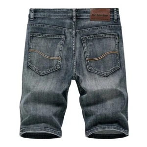 Pantalones Cortos Vaqueros Mezclilla De Verano Para Hombres Moda Casual Bermudas - Imagen 1 de 14