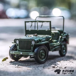 1/18 Tactical Military Vehicle Alloy Car Ornament Scene Miniature Model - Picture 1 of 12