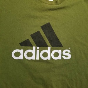 adidas Green Vintage T-Shirts for Men 