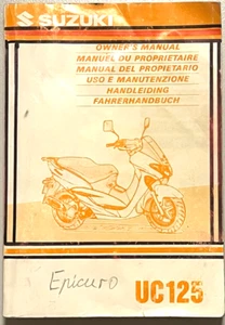 Manuale Del Conducente Istruzioni Suzuki UC 125 - Foto 1 di 2