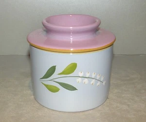 NUEVO Quimper Butter Crock (Guardián de la Mantequilla) Patrón Esmaux - Imagen 1 de 8