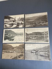Lotto Di 6 Cartoline Di Como Animate Viaggiate Fp