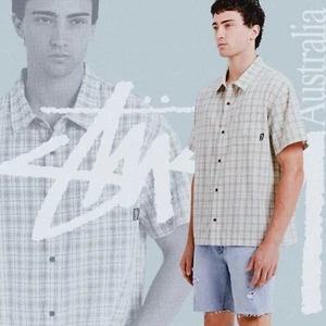 Stussy Australia Chessy Check Shirt in Green Size: S, M, L 100% Authentic Men’s - Picture 1 of 19