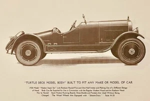 Cadillac Hudson Roadster Speedster carrocería 1918 1919 1920 Shutte catálogo e imágenes - Imagen 1 de 12