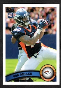 2011 Von Miller Topps Football Rookie RC Broncos #427 - B - Picture 1 of 2