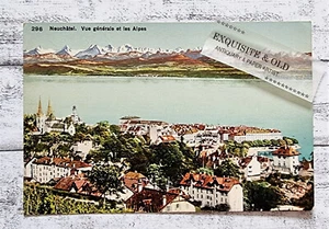 AK Neuchâtel Neuenburg Alpes Architektur Tourismus Postkarte Vintage Deko alt - Bild 1 von 2
