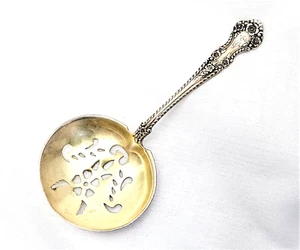 Cambridge Spoon Gorham Sterling Silver Bon Bon Nut Mint 1899 "E" Mono - Picture 1 of 5
