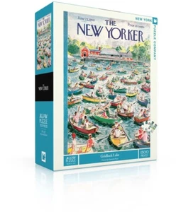 Gridlock lake – 1500 Pc Puzzle ~ The New Yorker Puzzle Company - Picture 1 of 3