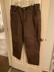 Cabela's Hose Herren 42/32 braun Freizeit Outdoor Wandern Utility Arbeit Taschen Camp - Bild 1 von 3
