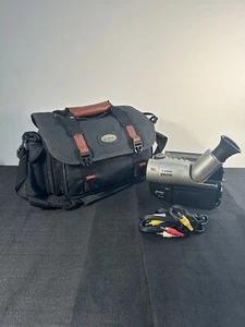 Canon ES270 Silver Handheld 8mm Video Camcorder& Bag - Picture 1 of 17