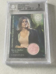 2007 INKWORKS Supernatural TRICIA HELFER Pieceworks Worn Costume Card BGS 9 BSG - Picture 1 of 10