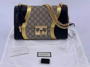 Nuova borsa donna luxury originale Gucci GG lucchetto pelle -432679 - Foto 1 di 11