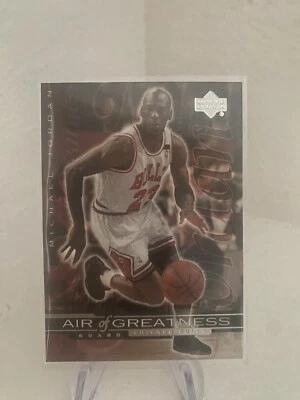 MICHAEL JORDAN, CHICAGO BULLS 1999 UPPER DECK AIR OF GREATNESS CARD #137 - Image 1 of 2
