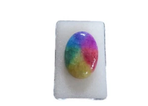 Solarquarz bunt Cabochon 32x22,7 mm Nr. U30644 - Bild 1 von 1