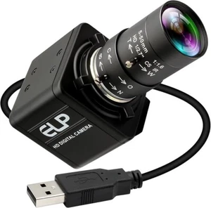 5K USB Camera with 16MP Sensor, 5–50mm Manual Zoom Lens, Plug & Play - Photo 1/12